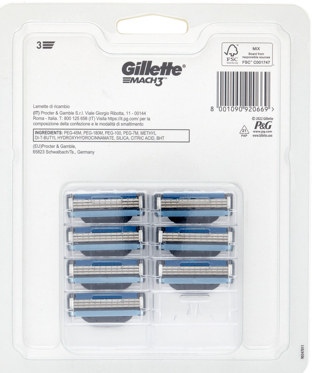 LAME DI RICAMBIO GILLETTE MACH 3 PZ.7 - Immagine 41