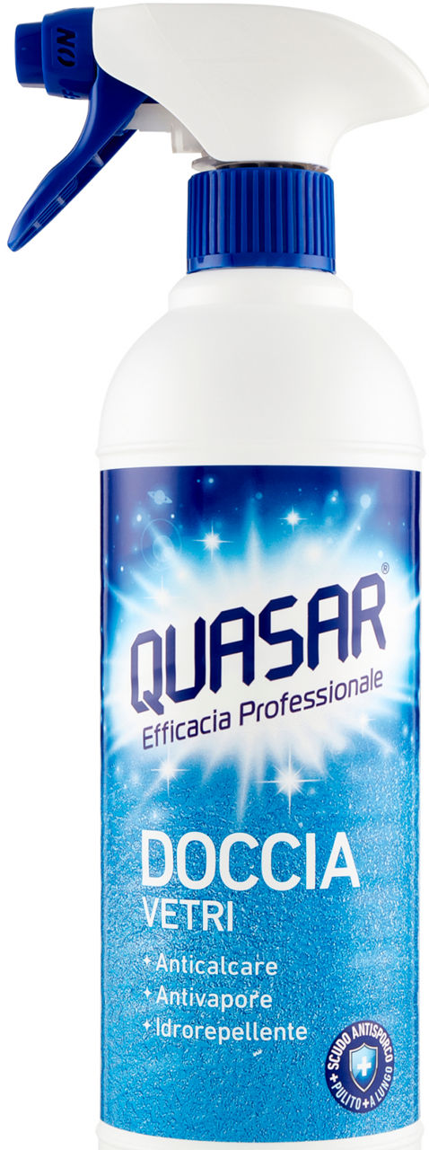 Detergente doccia vetri quasar spray ml.580