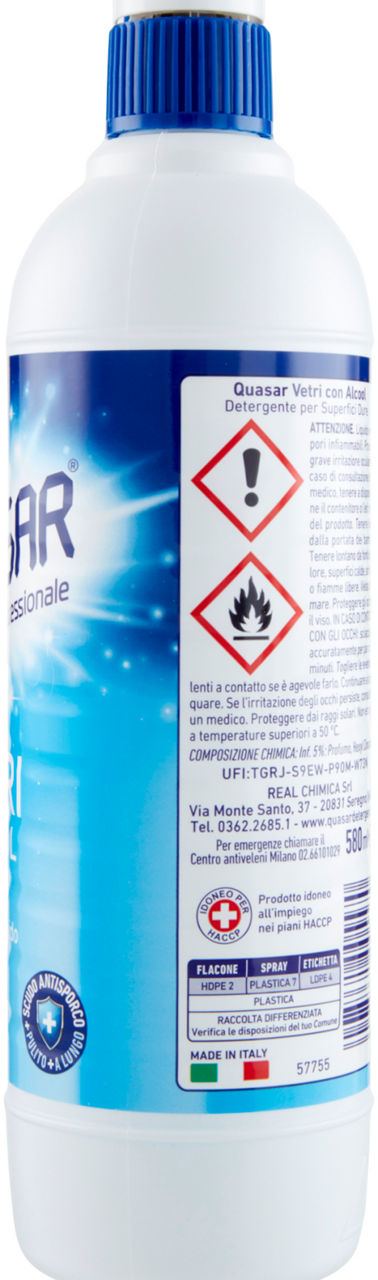 DETERGENTE VETRI QUASAR SPRAY ML.580 - Immagine 31