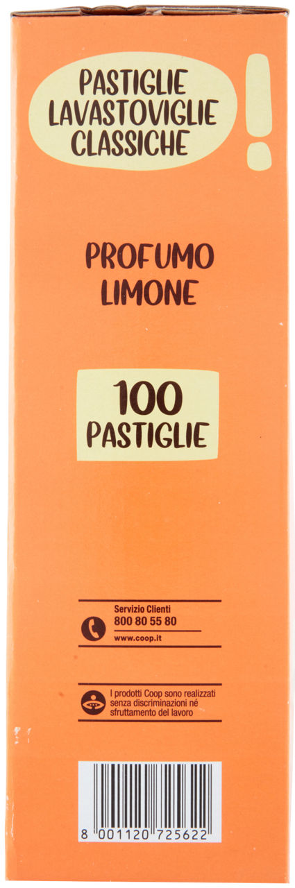 DETERSIVO LAVASTOVIGLIE COOP PASTIGLIE CLASSICHE PZ 100 KG 1,5 - Immagine 11