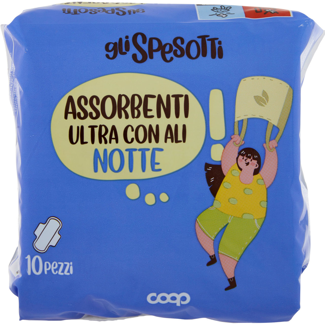 ASSORBENTI ULTRA NOTTE CON ALI COOP GLI SPESOTTI PZ.10 - Immagine 21