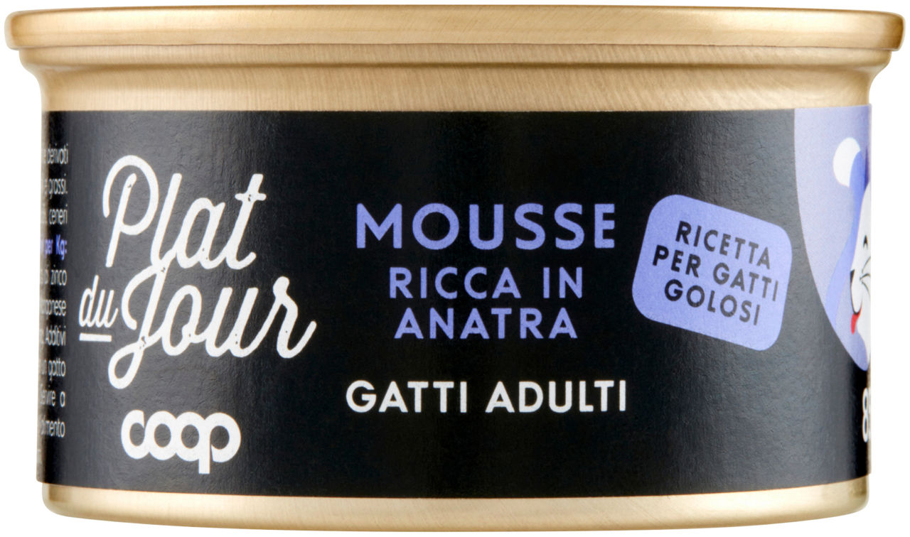 Umido gatto mousse gatto anatra plat du jour coop g 85