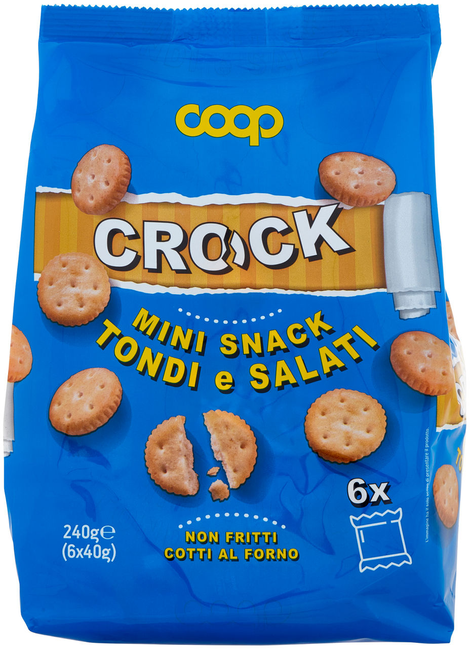 Mini snack tondi crock coop multipack 6 x g40