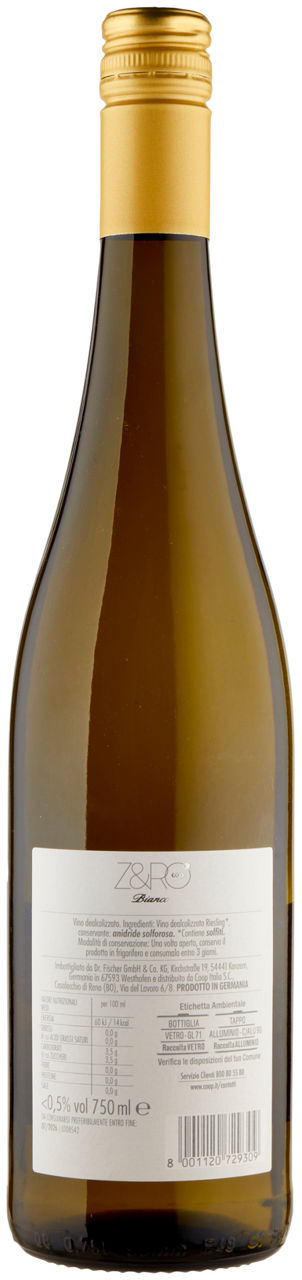 Vino bianco analcolico 750 ml - Immagine 21