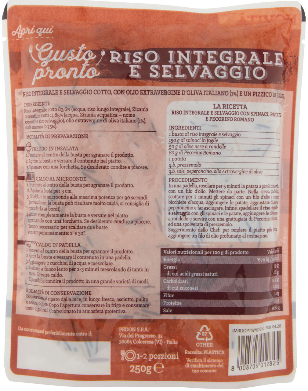 GP RISO INTEGR.SELVAGGIO 250G - Immagine 21