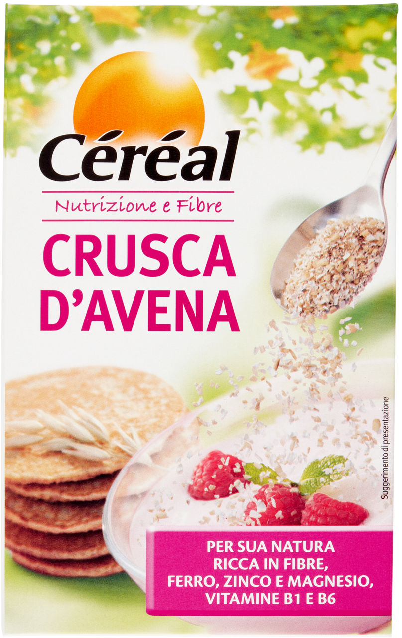Crusca d'avena cereal scatola g 360