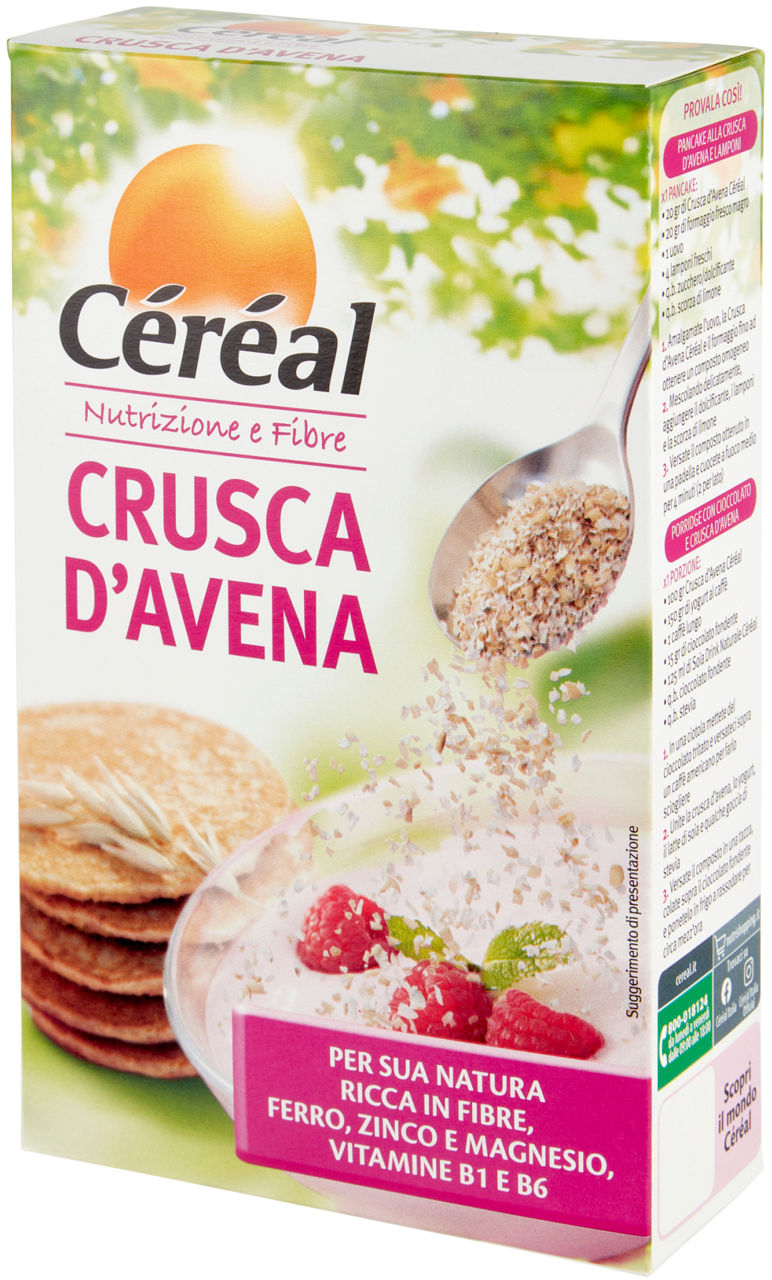 CRUSCA D'AVENA CEREAL SCATOLA G 360 - 6