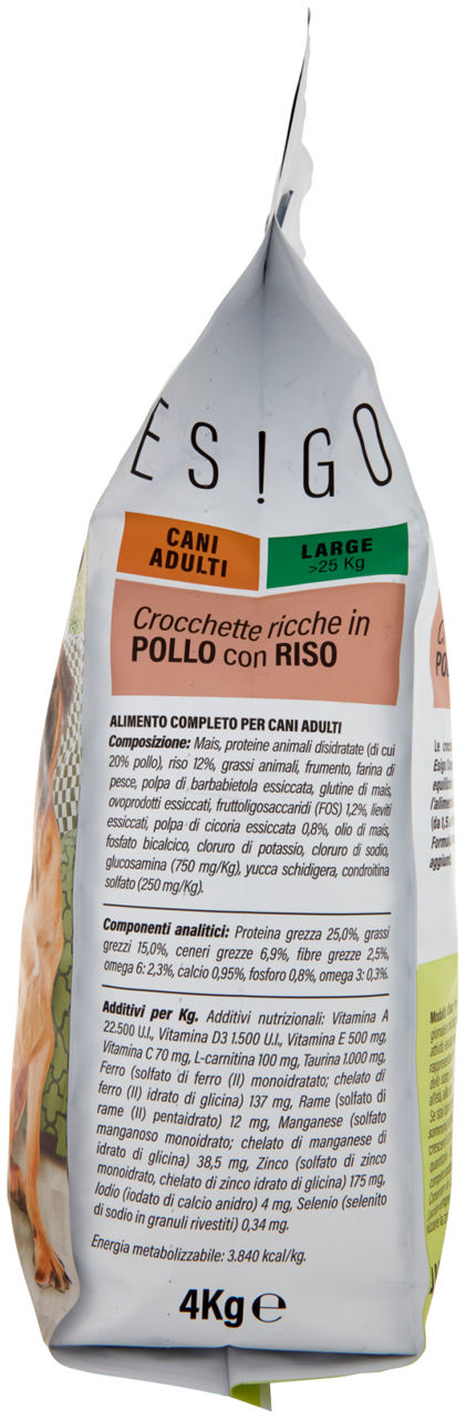 SECCO CANE CROCC.CANI ADULTI TG.LARGE POLLO/RISO ESIGO COOP KG4 - Immagine 31