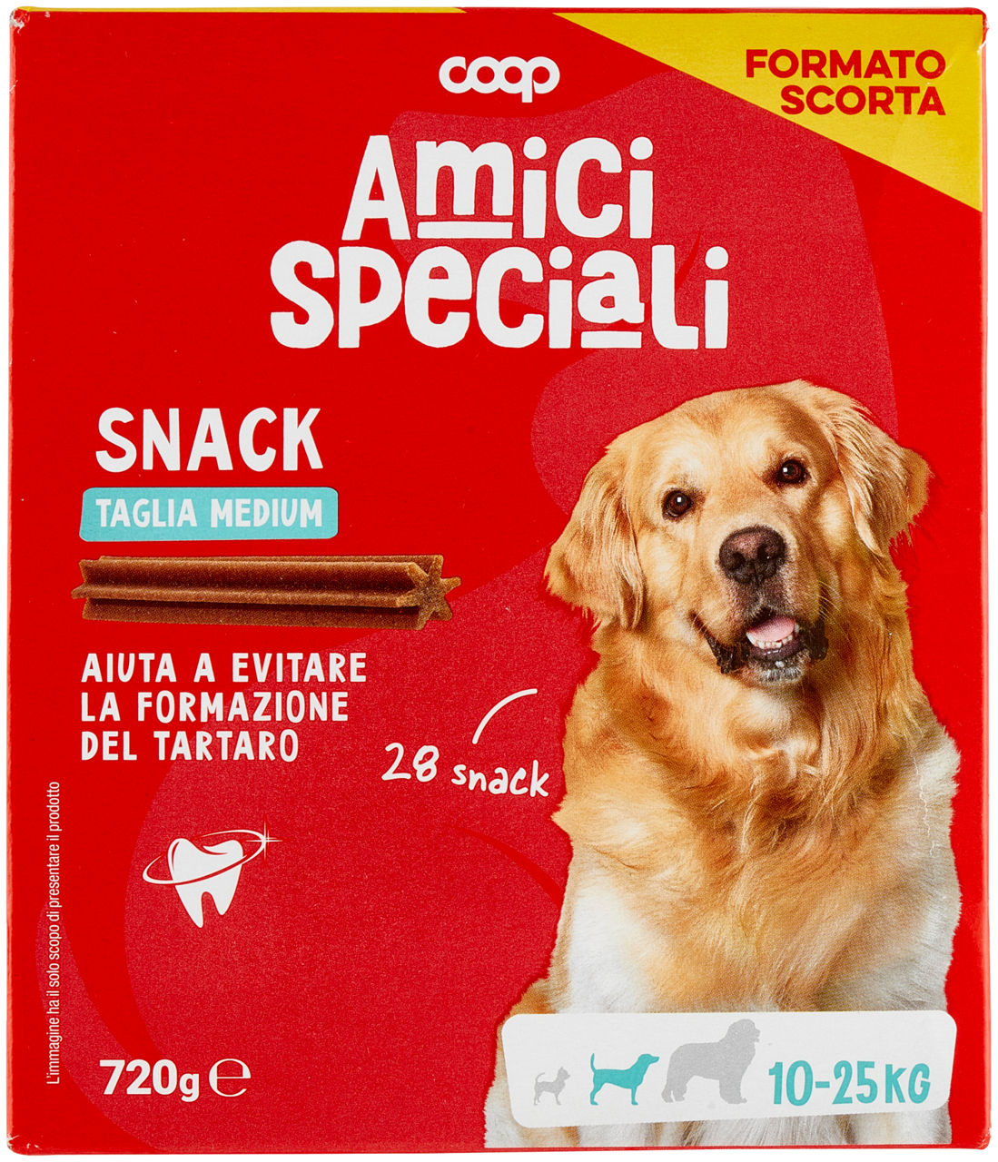 MULTIBOX AMICI SPECIALI SNACK DENTAL TG.MEDIUM COOP G720 - Immagine 21