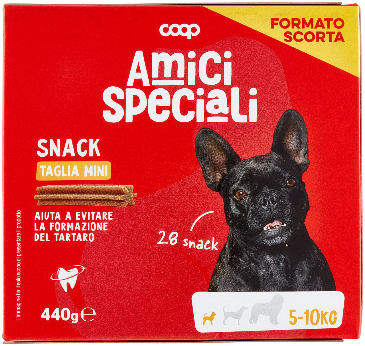 Multibox amici speciali snack dental tg.mini coop g440