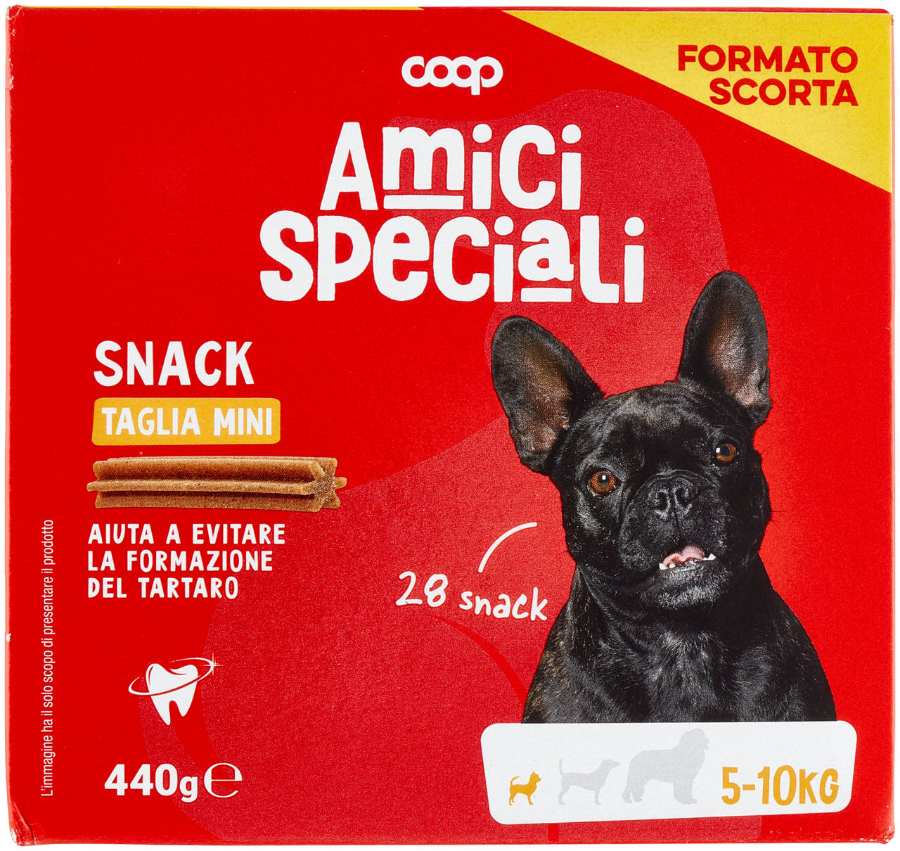 MULTIBOX AMICI SPECIALI SNACK DENTAL TG.MINI COOP G440 - Immagine 21