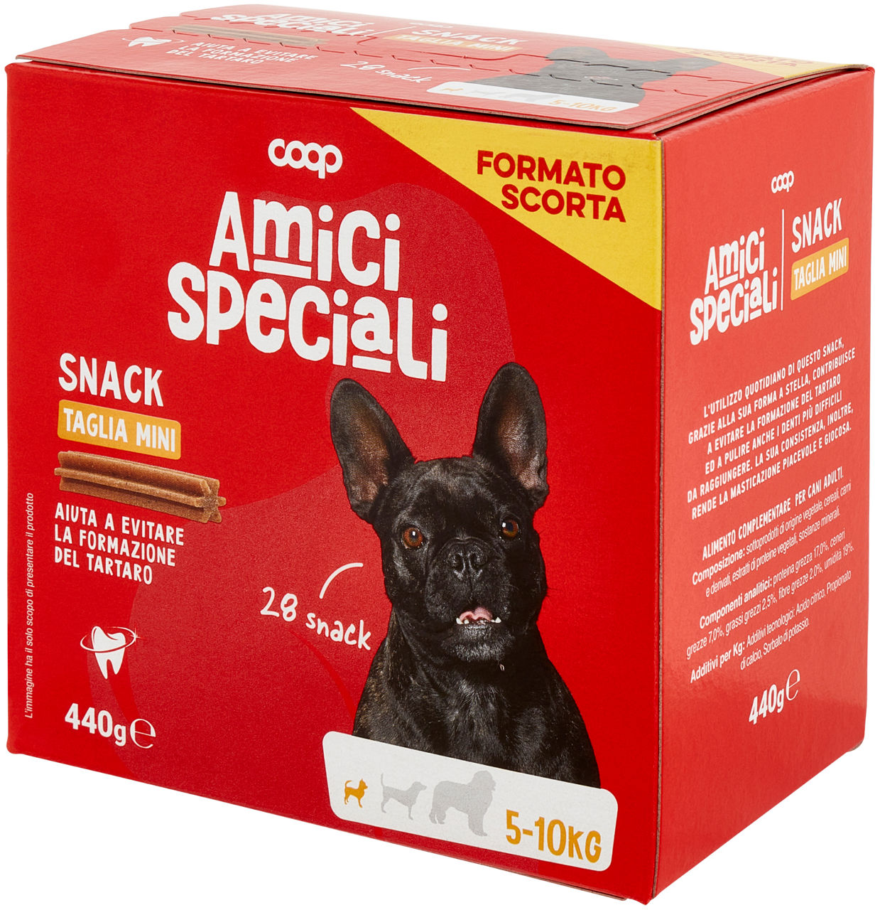 MULTIBOX AMICI SPECIALI SNACK DENTAL TG.MINI COOP G440 - Immagine 61