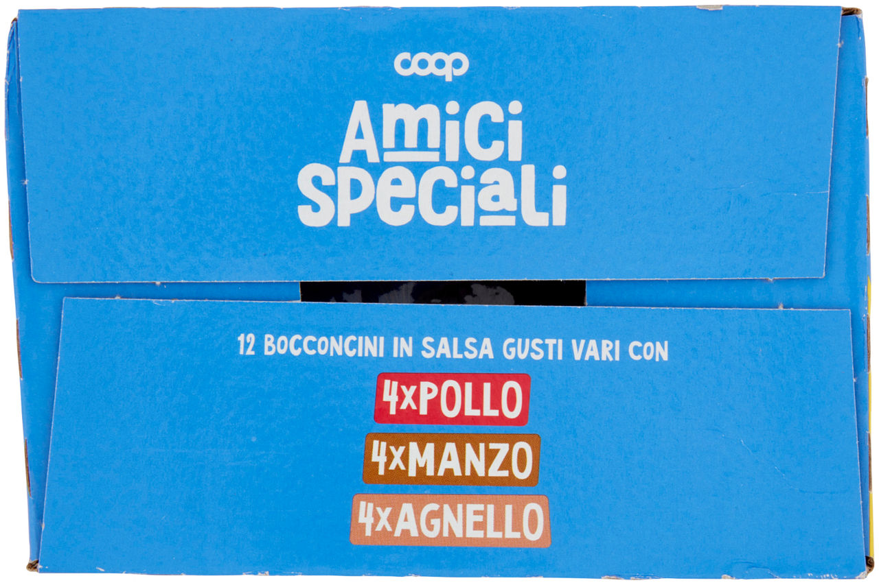 UMIDO GATTI MULTIBOX BOCCONCINI SEL.CARNE IN SALSA AMICI SPECIALI COOP G100X12 - Immagine 41