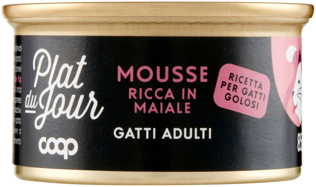 Umido gatto mousse gatto maiale plat du jour coop g85