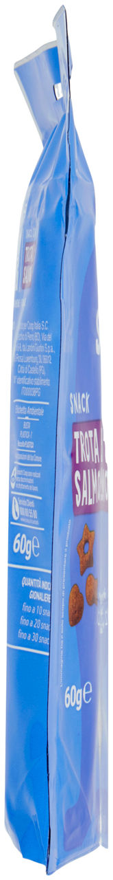 SNACK PER GATTI FORME MISTE PESCE TROTA/SALMONE AMICI SPECIALI COOP G60 - Immagine 11