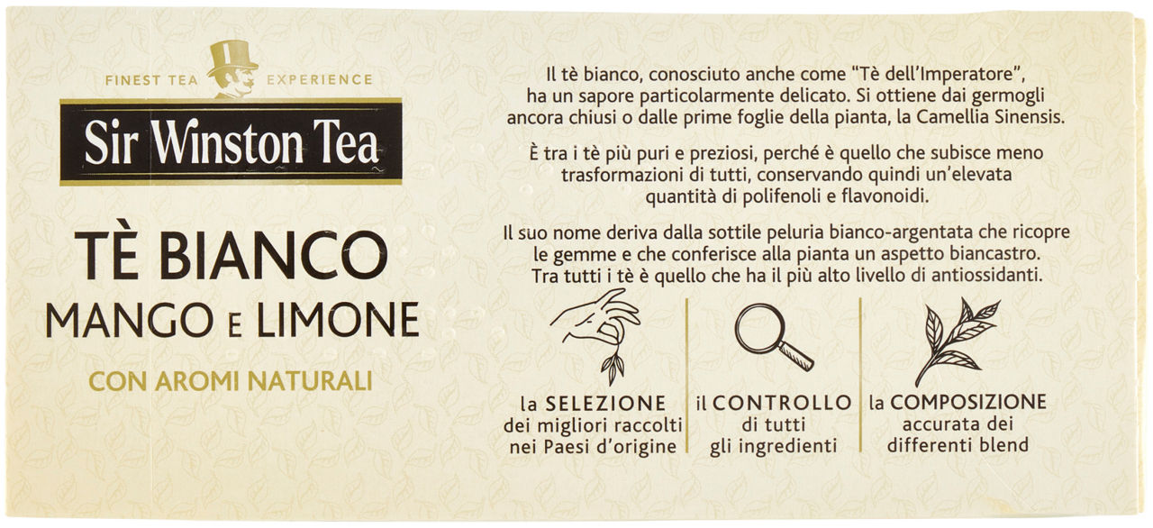 TE' BIANCO MANGO LIMONE SIR WINSTON TEA 20F RFA G 25 - Immagine 91