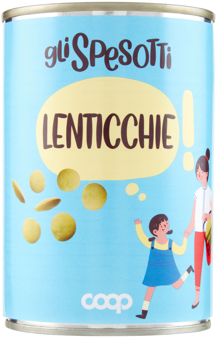 Lenticchie gli spesotti coop latta g400 sgocc.g240