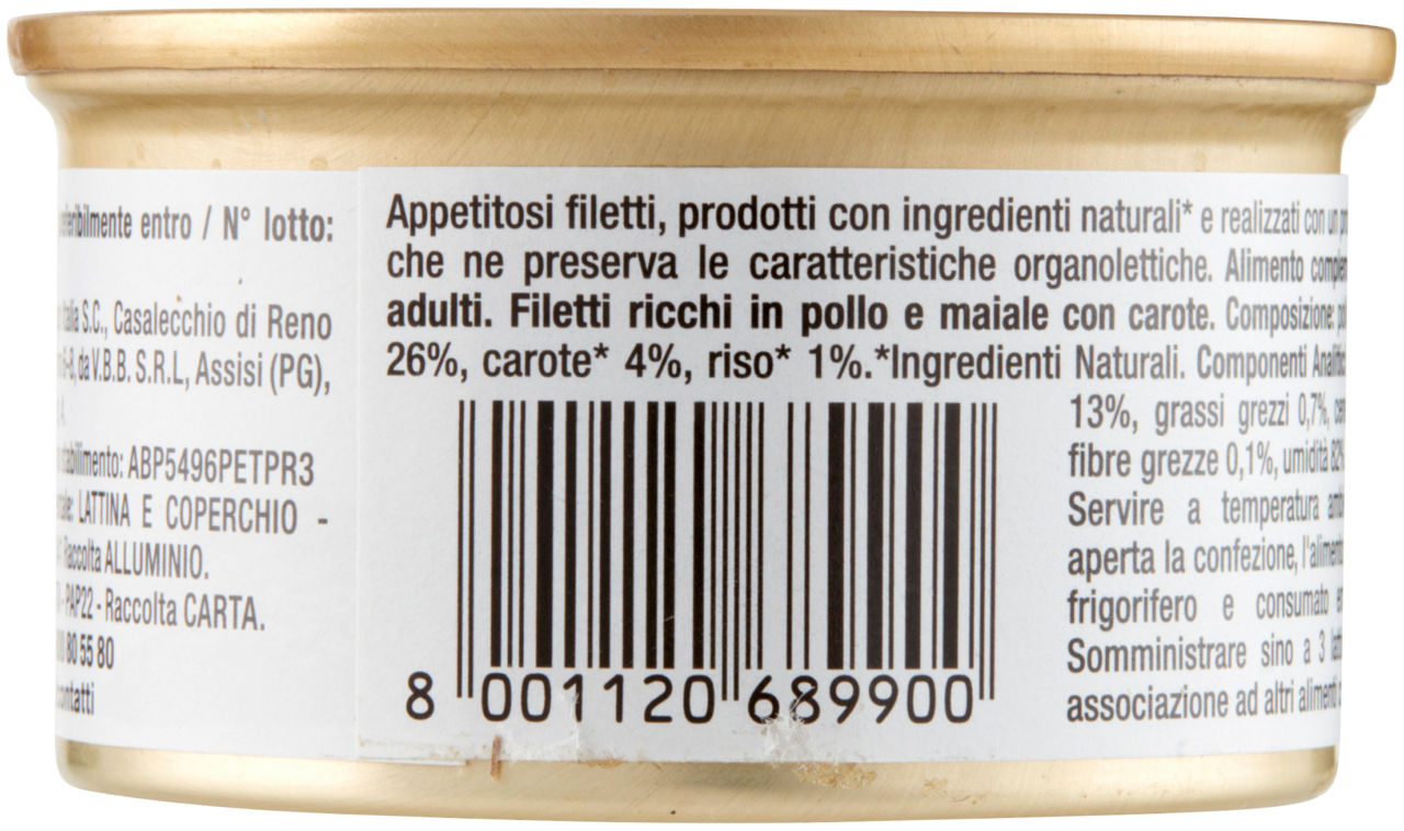 UMIDO CANE FILETTI NATURALI PER CANI ADULTI POL/MAIALE CON CAR.IMPRINTA COOP G85 - Immagine 21