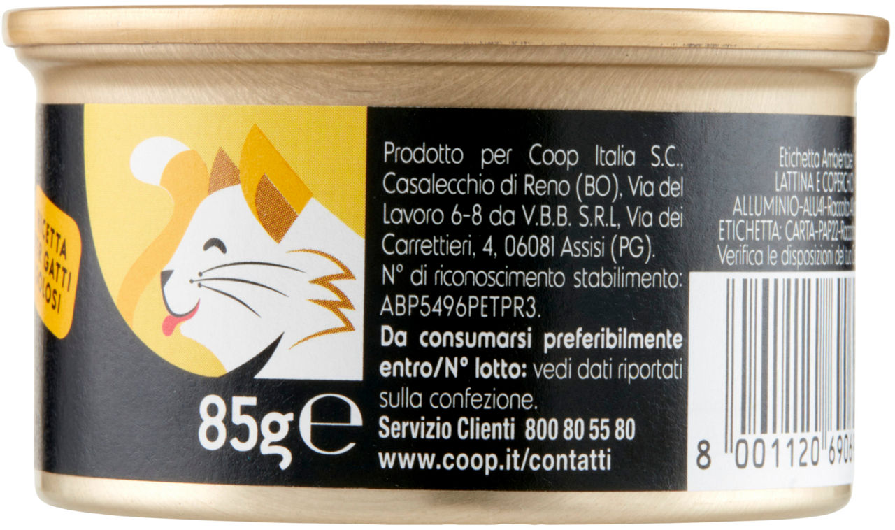 UMIDO GATTO MOUSSE PER GATTINI MANZO COOP PLAT DU JOUR G 85 - Immagine 31