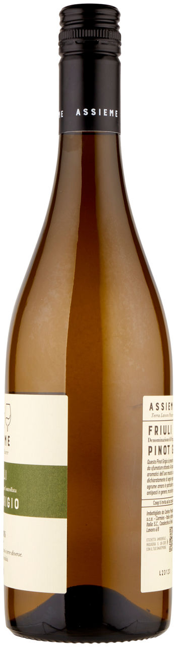 PINOT GRIGIO FRIULI DOC ASSIEME COOP ML 750 - 3