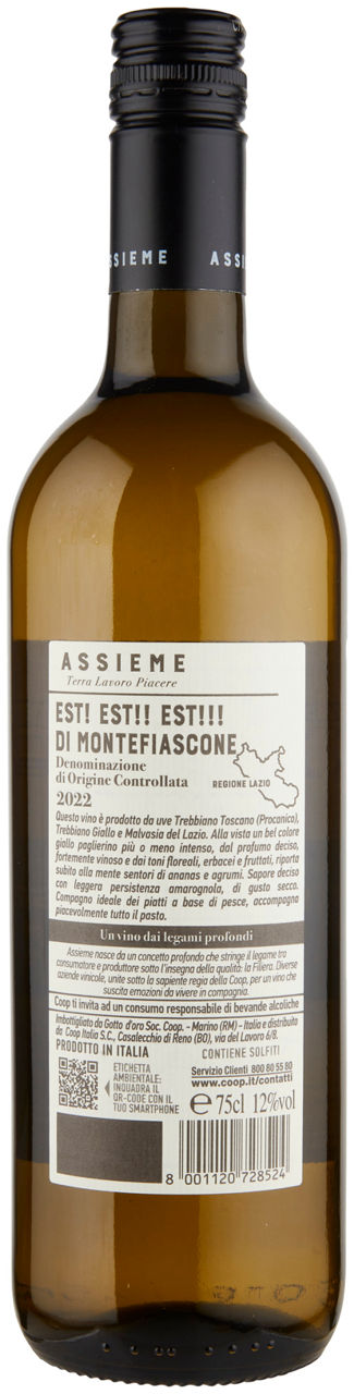 Vino bianco est est est di montefiascone doc 750 ml - Immagine 21