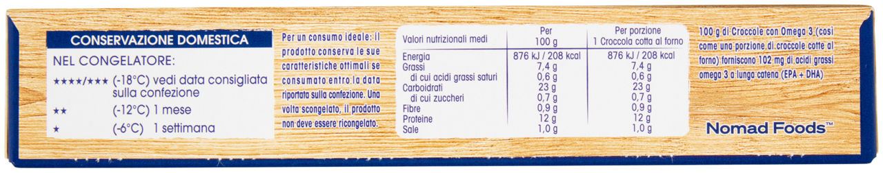 Croccole di merluzzo d'alaska con omega 3 surgelate 200 gr - Immagine 51