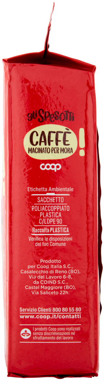CAFFE' MACINATO PER MOKA GLI SPESOTTI COOP SACCHETTO G 250 - 3