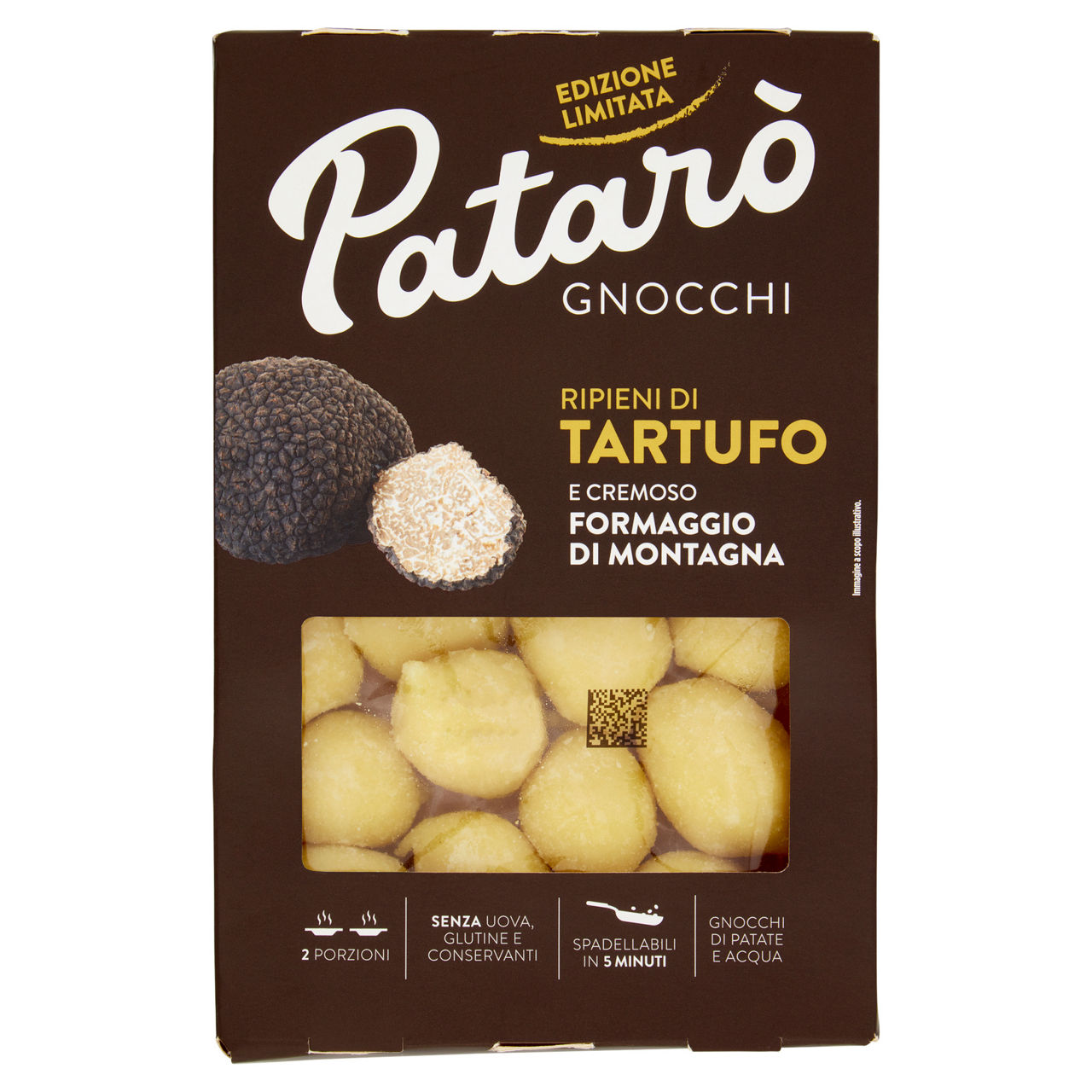 Gnocchi ripieni di tartufo e formaggio di montagna 400 gr