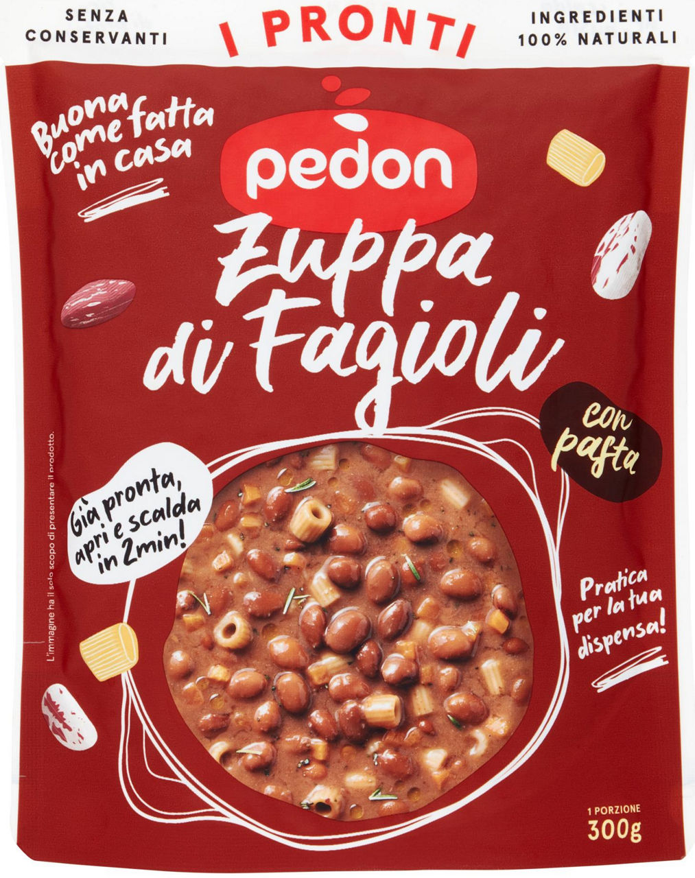 Zuppa di fagioli pronta 300 gr