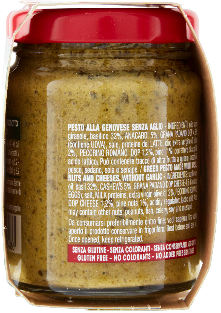 Pesto alla genovese senza aglio 2 pz x 90 gr - Immagine 11