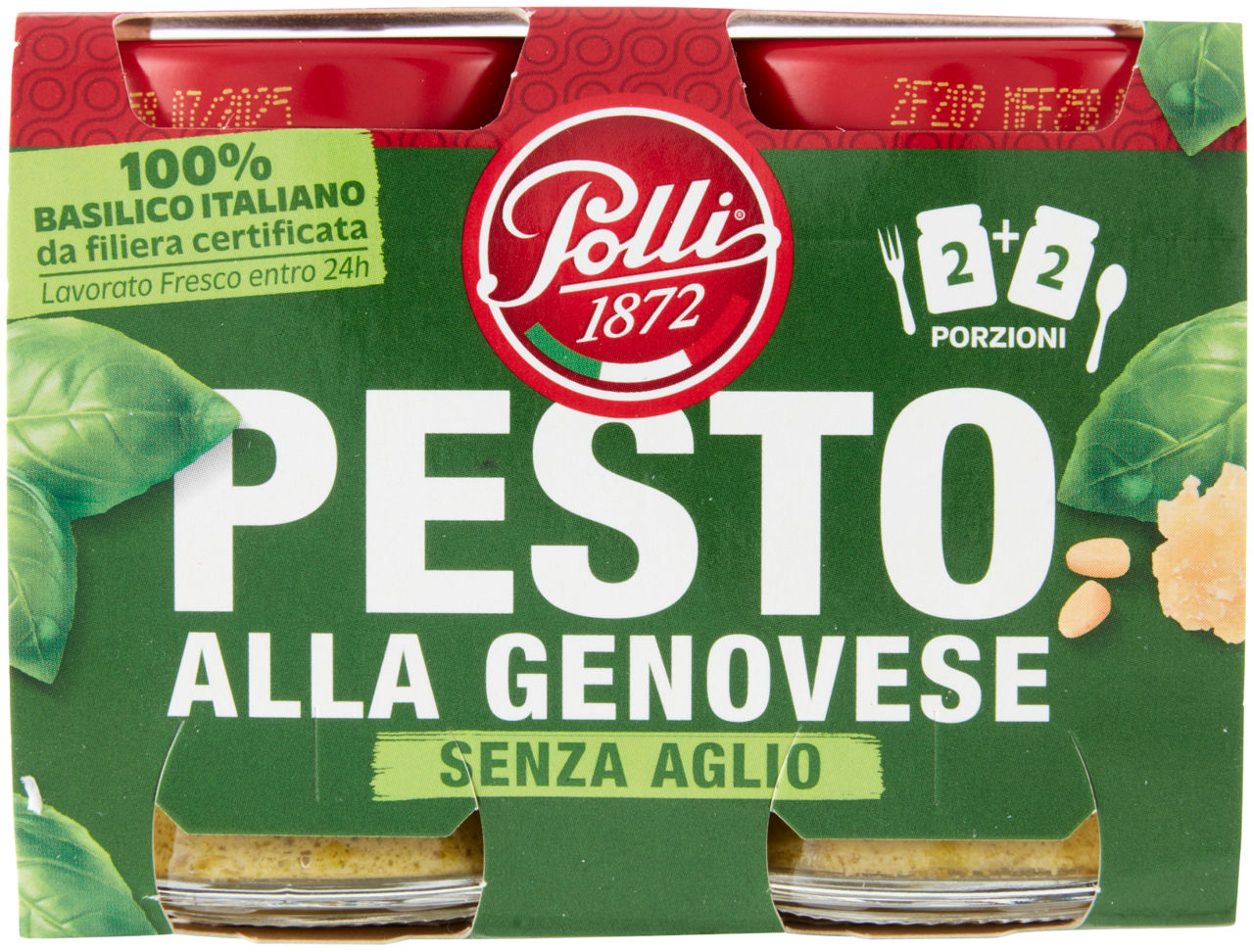 Pesto alla genovese senza aglio 2 pz x 90 gr - Immagine 21