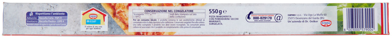Pizza margerita saporita gr 550 - 4