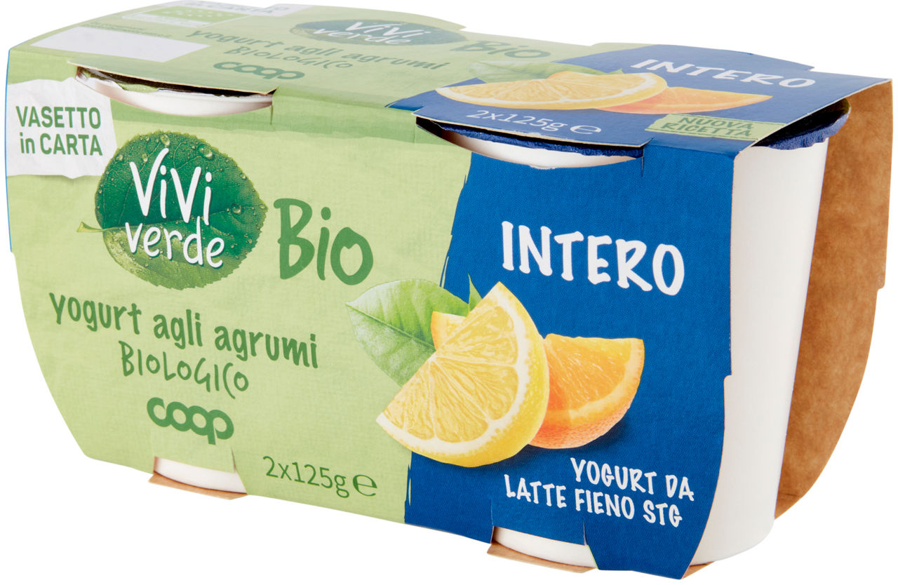 Yogurt intero agli agrumi bio 2 pz da 125 gr - Immagine 61