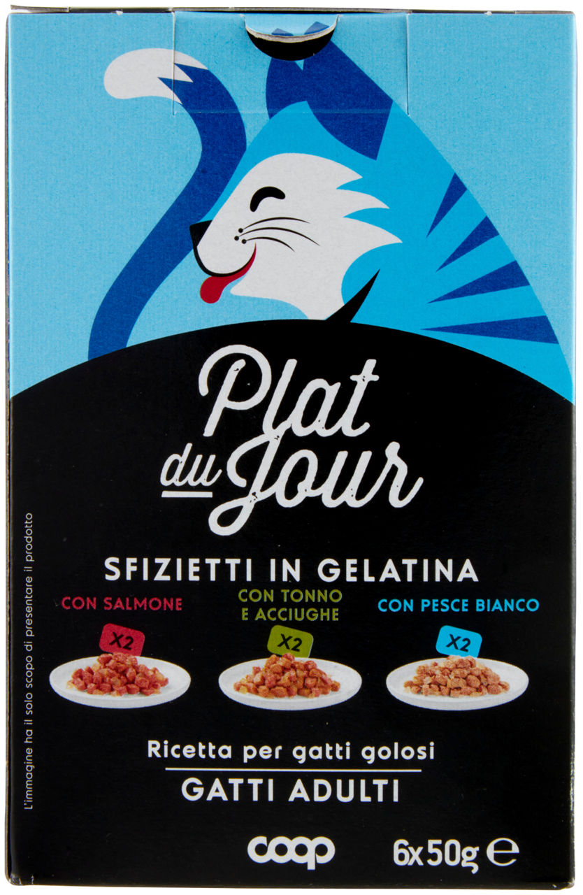 Umido per gatti in gelatina misto pesce 6 pz 50 gr - Immagine 21