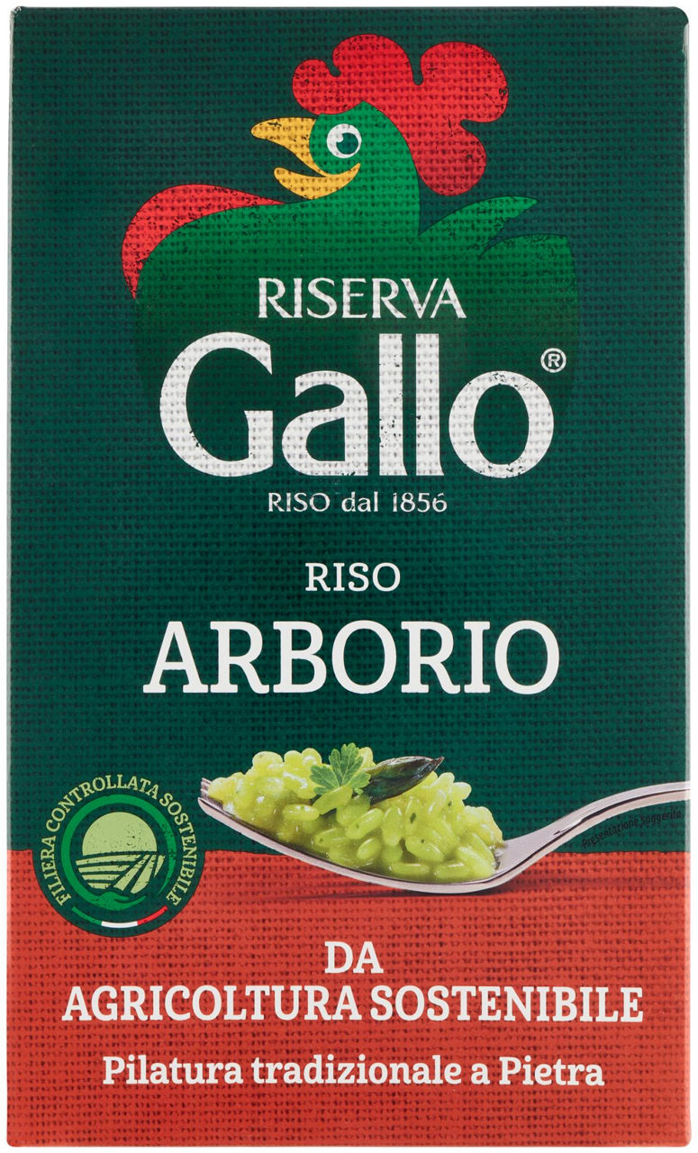RISO ARBORIO SOSTENIBILE GALLO KG 1 - 0