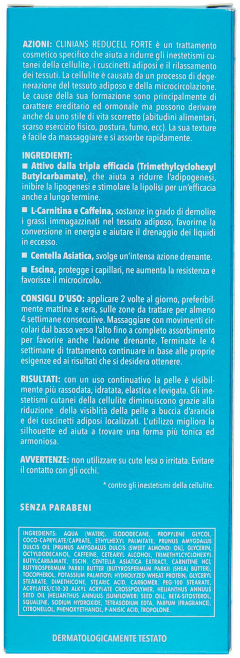 CREMA ANTICELLULITE CLINIANS REDUCELL FORTE SC. ML.200 - 2