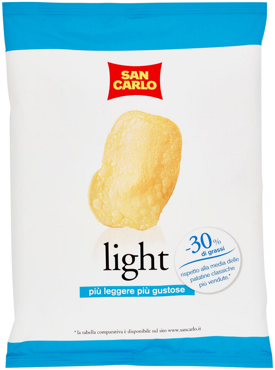 Patatine light san carlo sacchetto gr 75