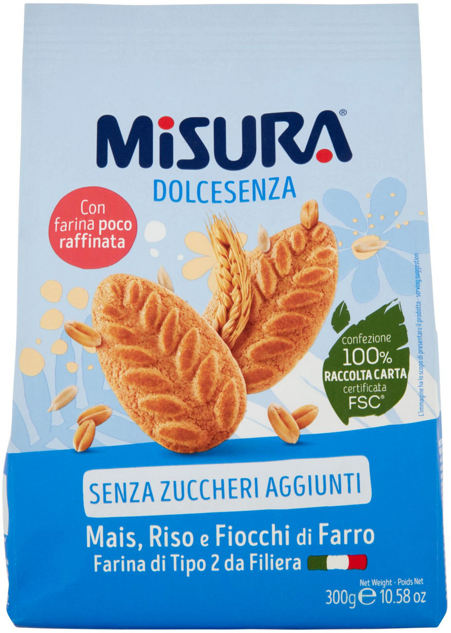 Frollini dolcesenza ai cereali 300 g