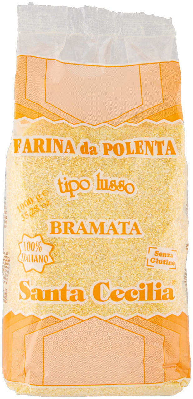 Farina bramata s.cecilia gialla per polenta sacchetto kg 1