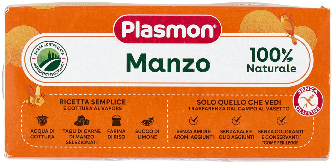 Omogeneizzato Manzo con Manzo e Cereale 2 x 80 g - 4