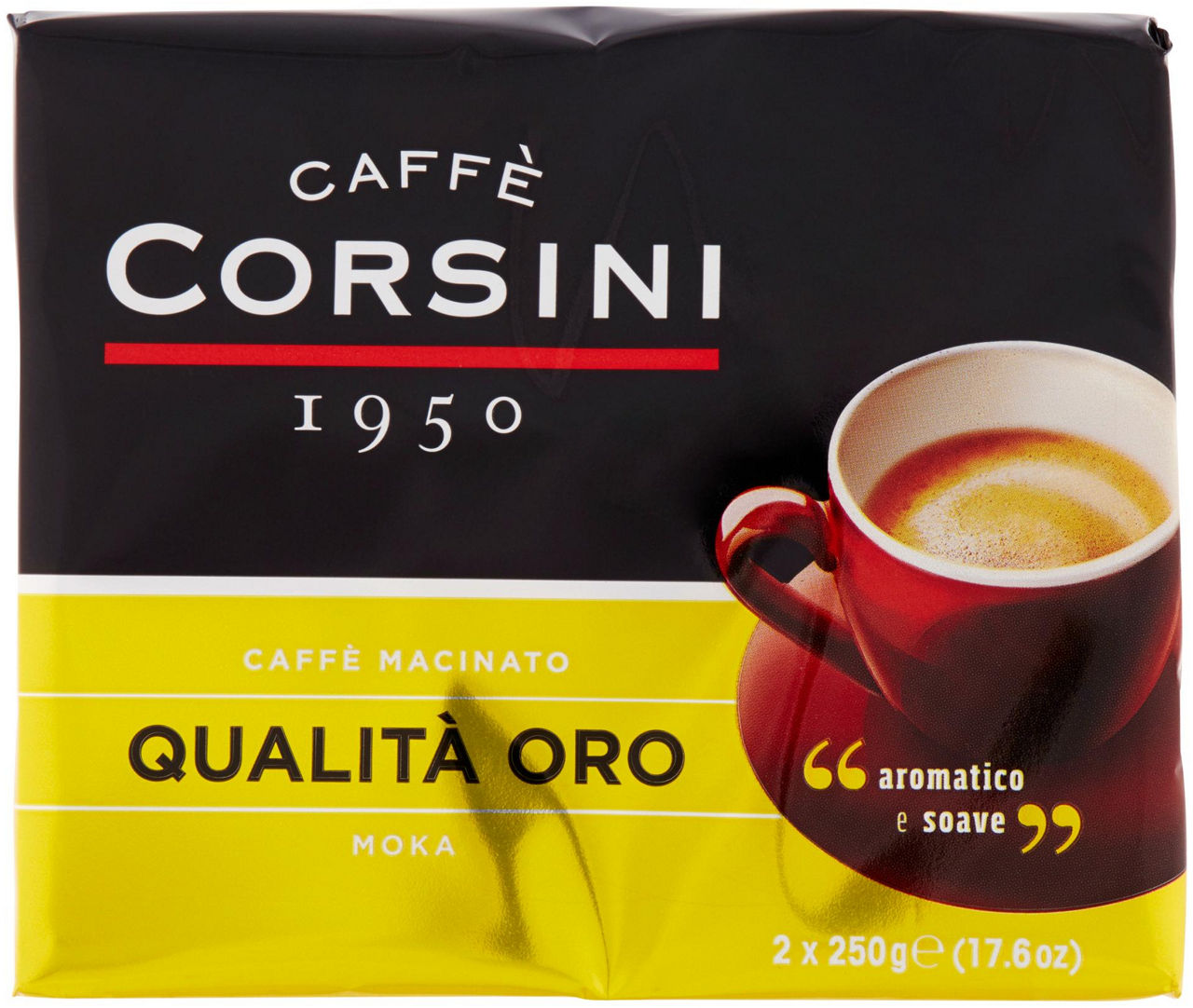 CAFFE' CORSINI QUALITA' ORO BIPACCO GR.250X2 - 0