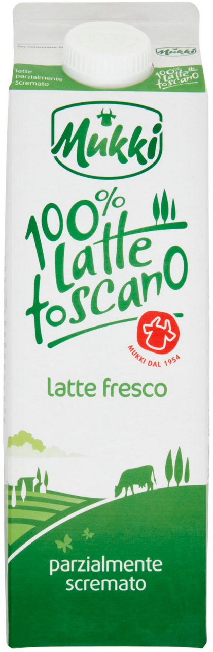Latte fresco ps mukki 100% toscano tetra top 1 l