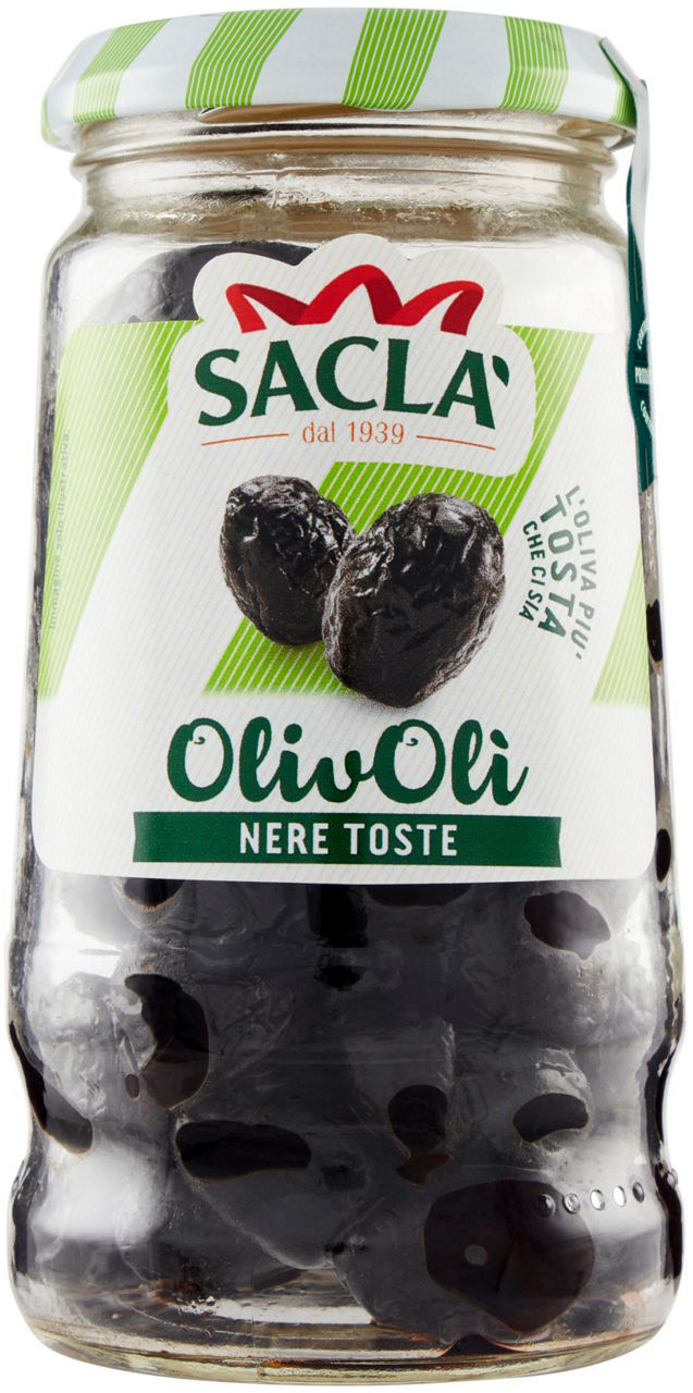 Olive  nere toste olivoli sacla' t314  v.v. gr. 200