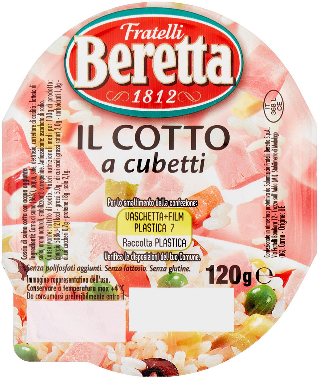 COTTO CUBETTI BERETTA VASCHETTA G120 - 0