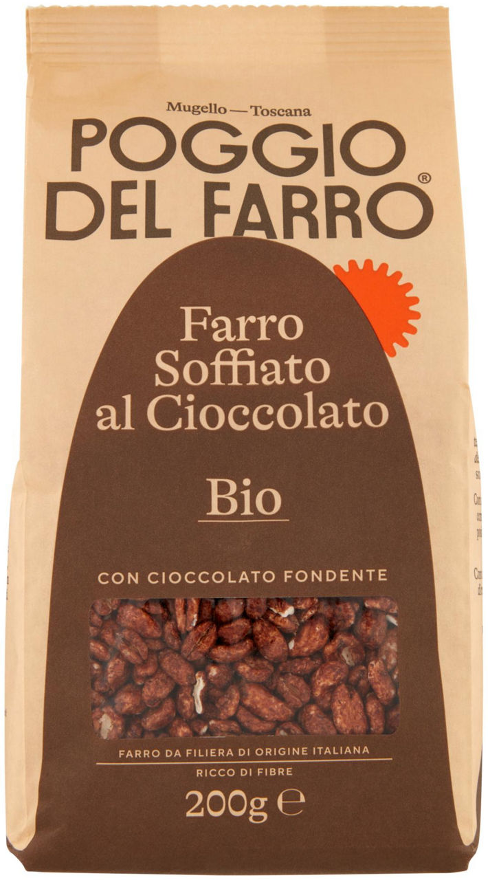 Farro Soffiato Bio al Cioccolato 200 g - 0