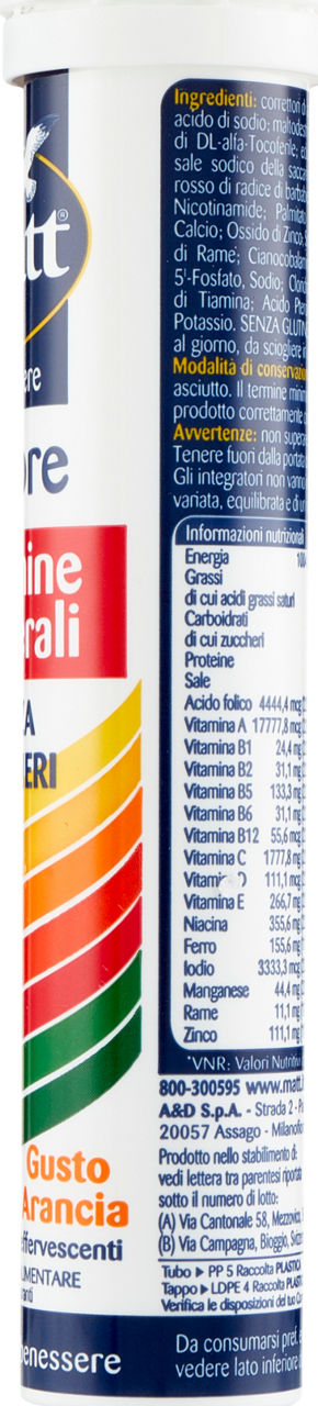 INT.VITAMINE & MINERALI VIGORE MATT&DIET SCATOLA 20 CPR GR.90 - Immagine 31