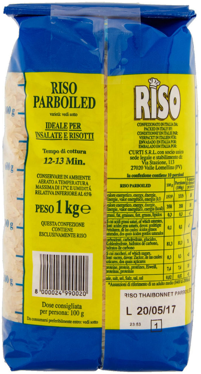RISO PARBOILED 1KG. CURTI - 2
