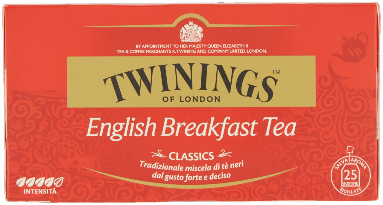 TEA TWININGS ENGLISH BREAKFAST SC. 25 FILTRI GR.50 - 2