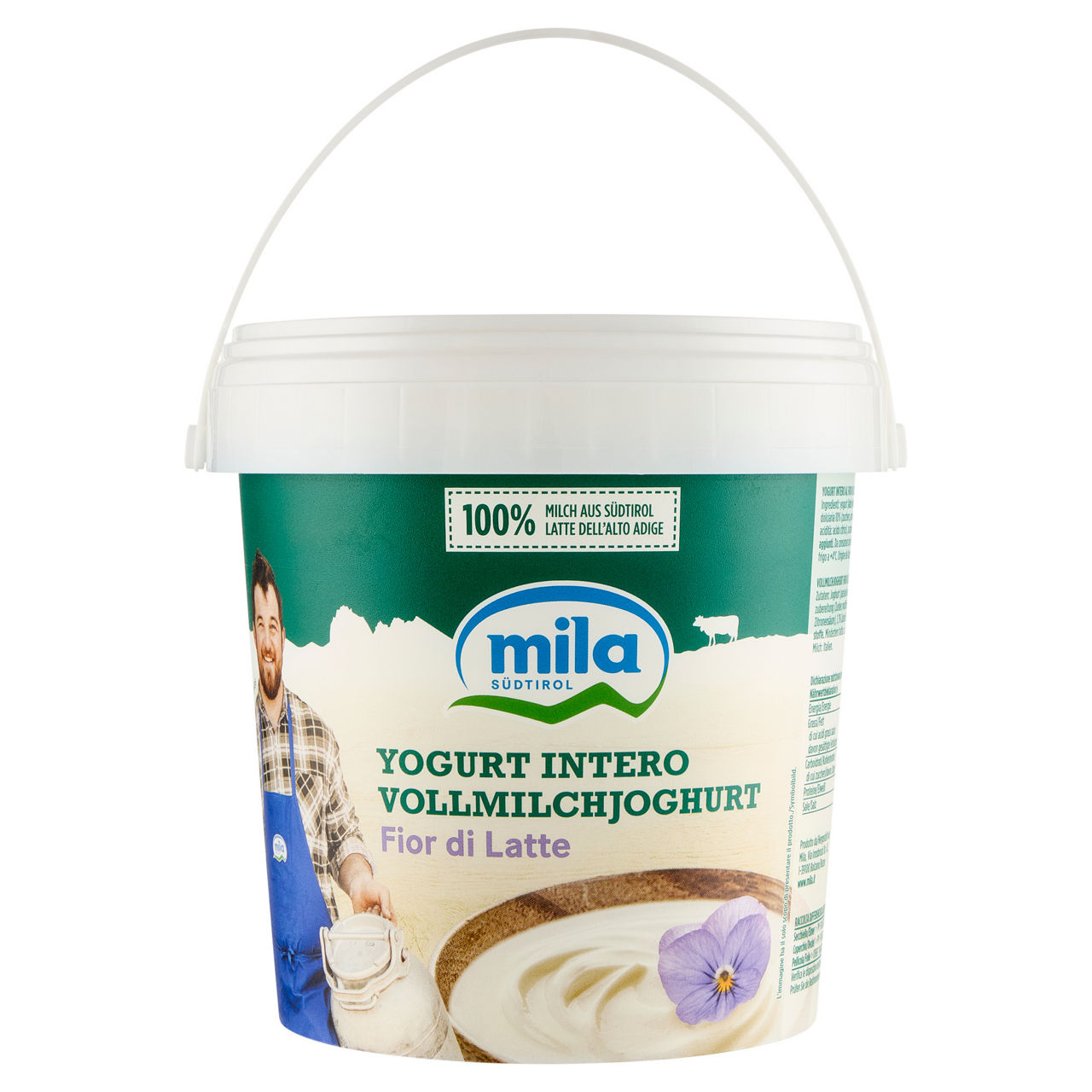 Yogurt intero fior di latte 1 kg - Immagine 01