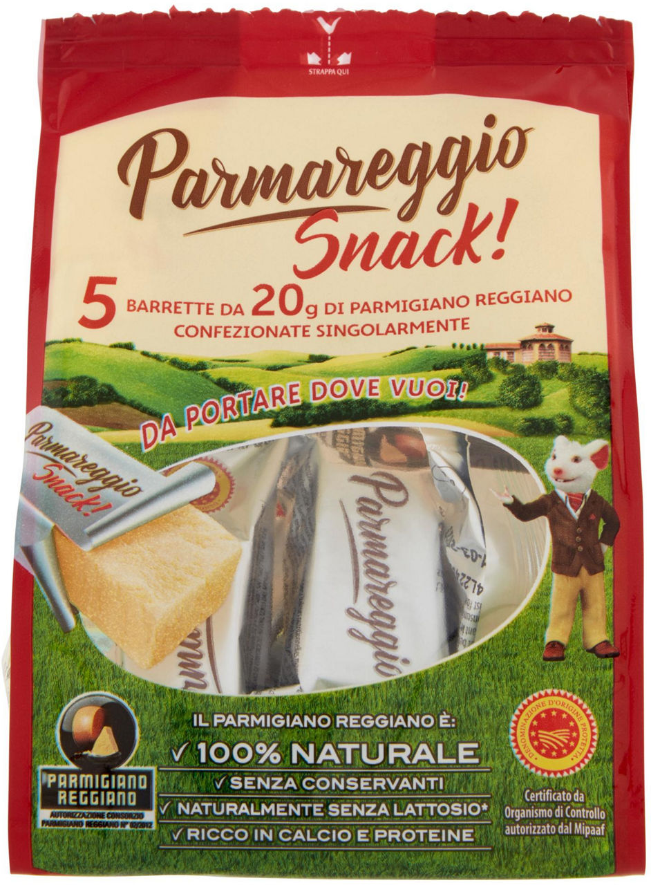 Parmigiano reggiano dop snacks stag.12 mesi parmareggio 5x20 g